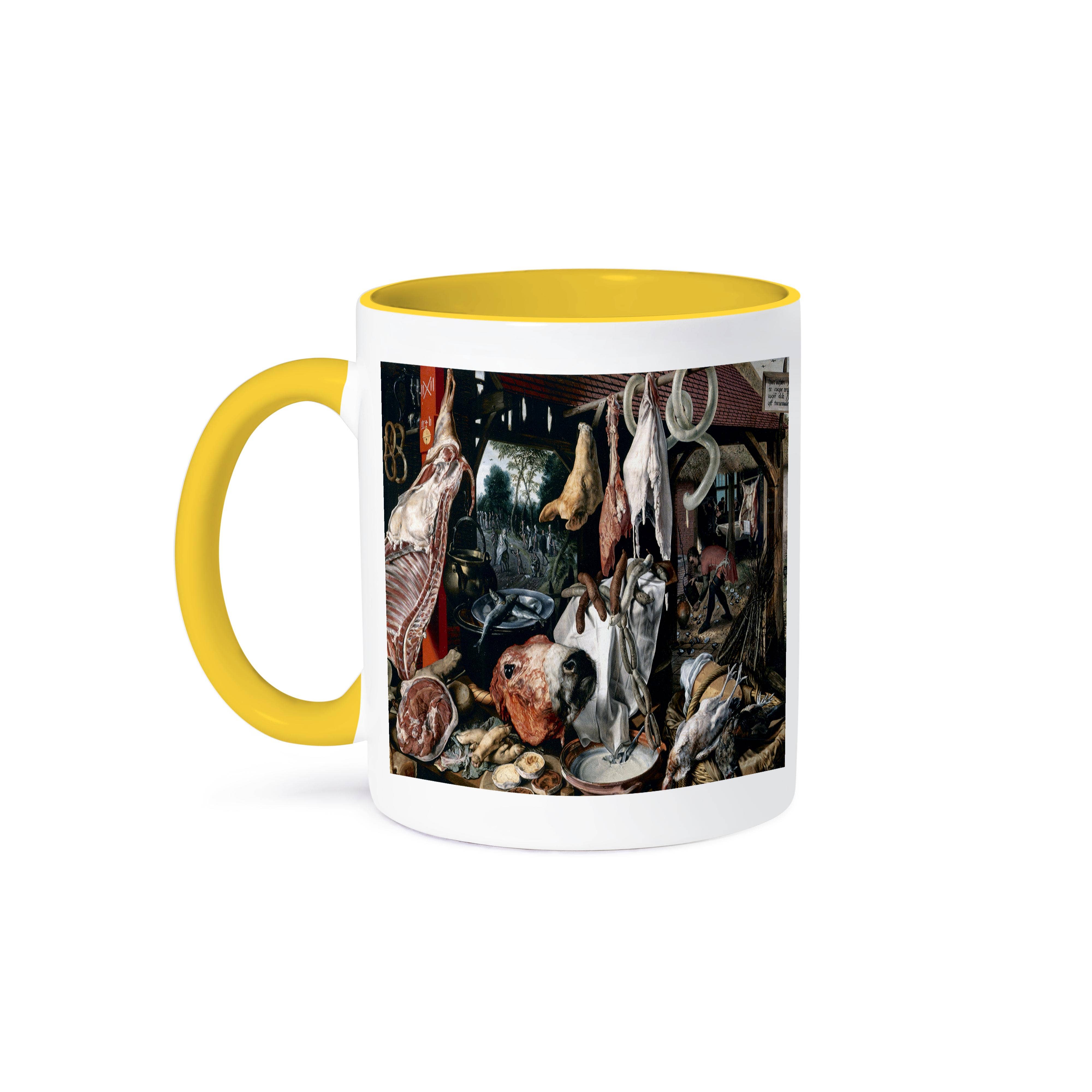 3dRose - Wholesale Coffee Mug - 3dRose, Butchers Stall by Pieter Aertsen Butcher Shop Scene in 1551, Mug0