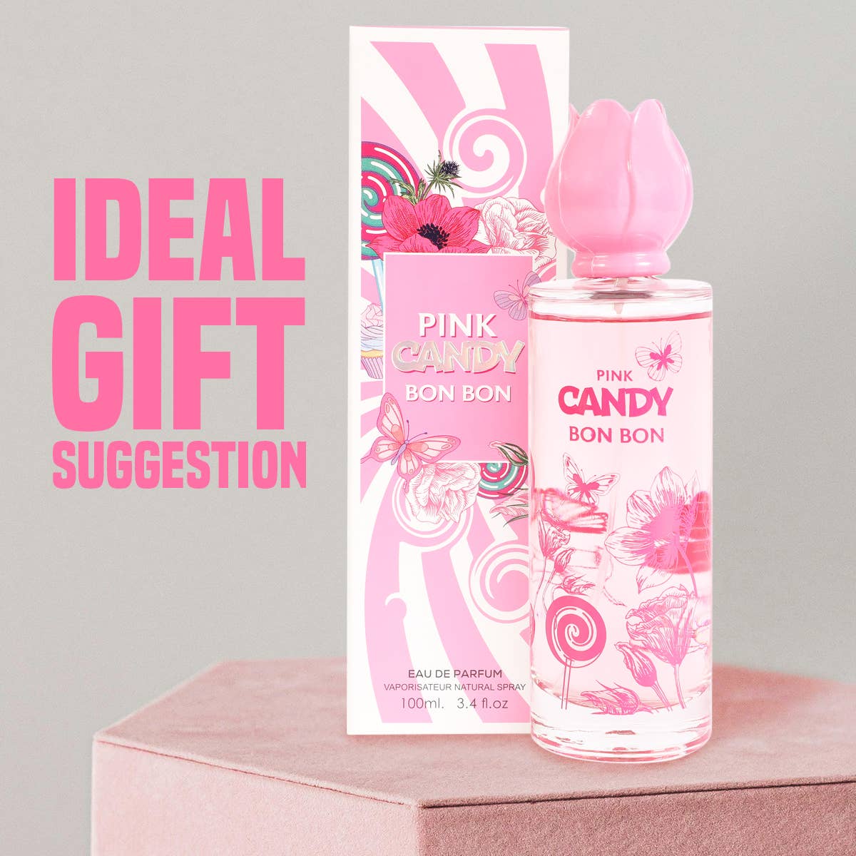 MYS Wholesale Inc - Wholesale Perfume/Eau de Toilette - Pink Candy Bonbon Spray Perfume Eau De Parfum For Women3