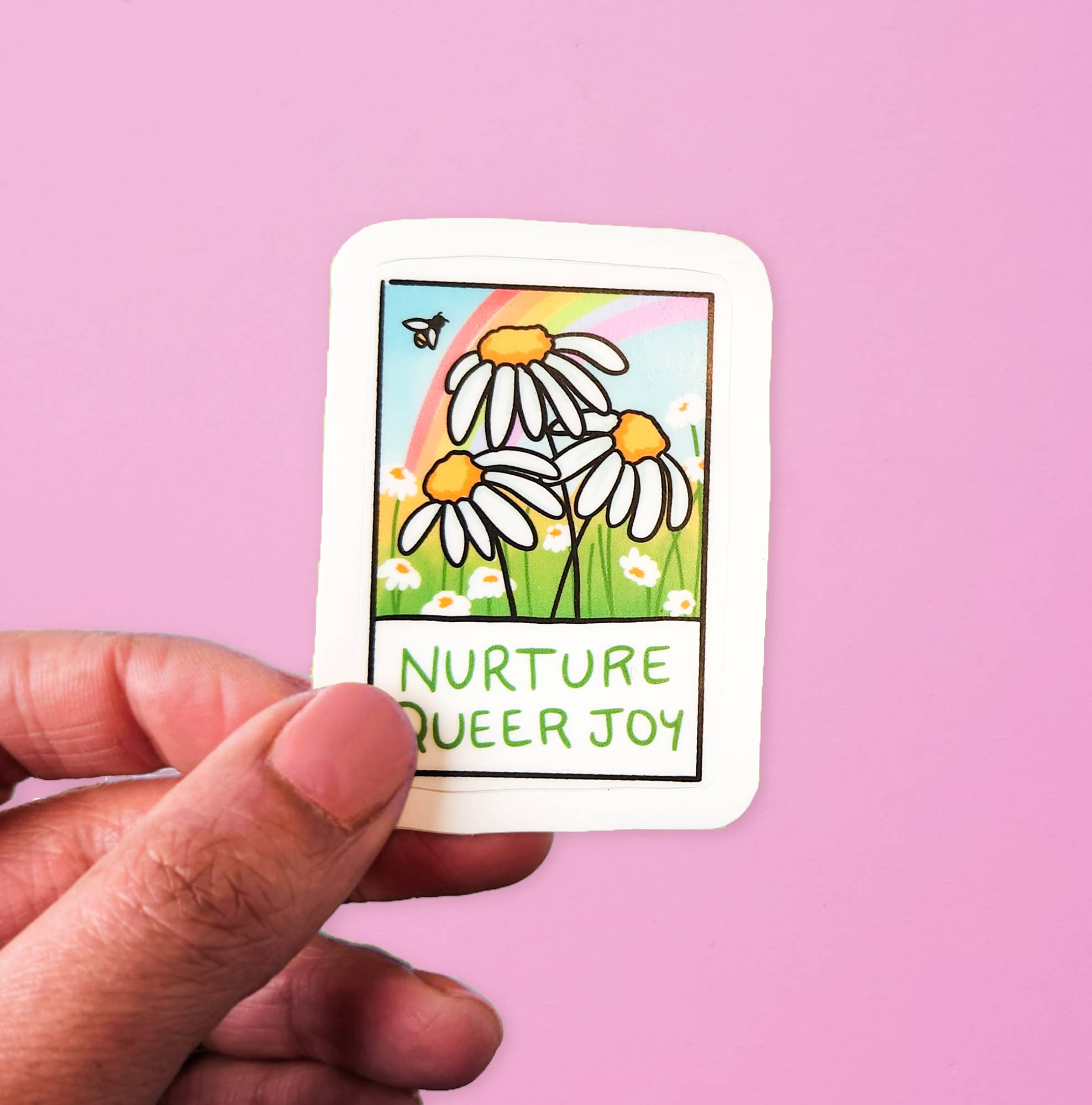 Little Rainbow Paper Co - Wholesale Sticker - Queer Joy Sticker