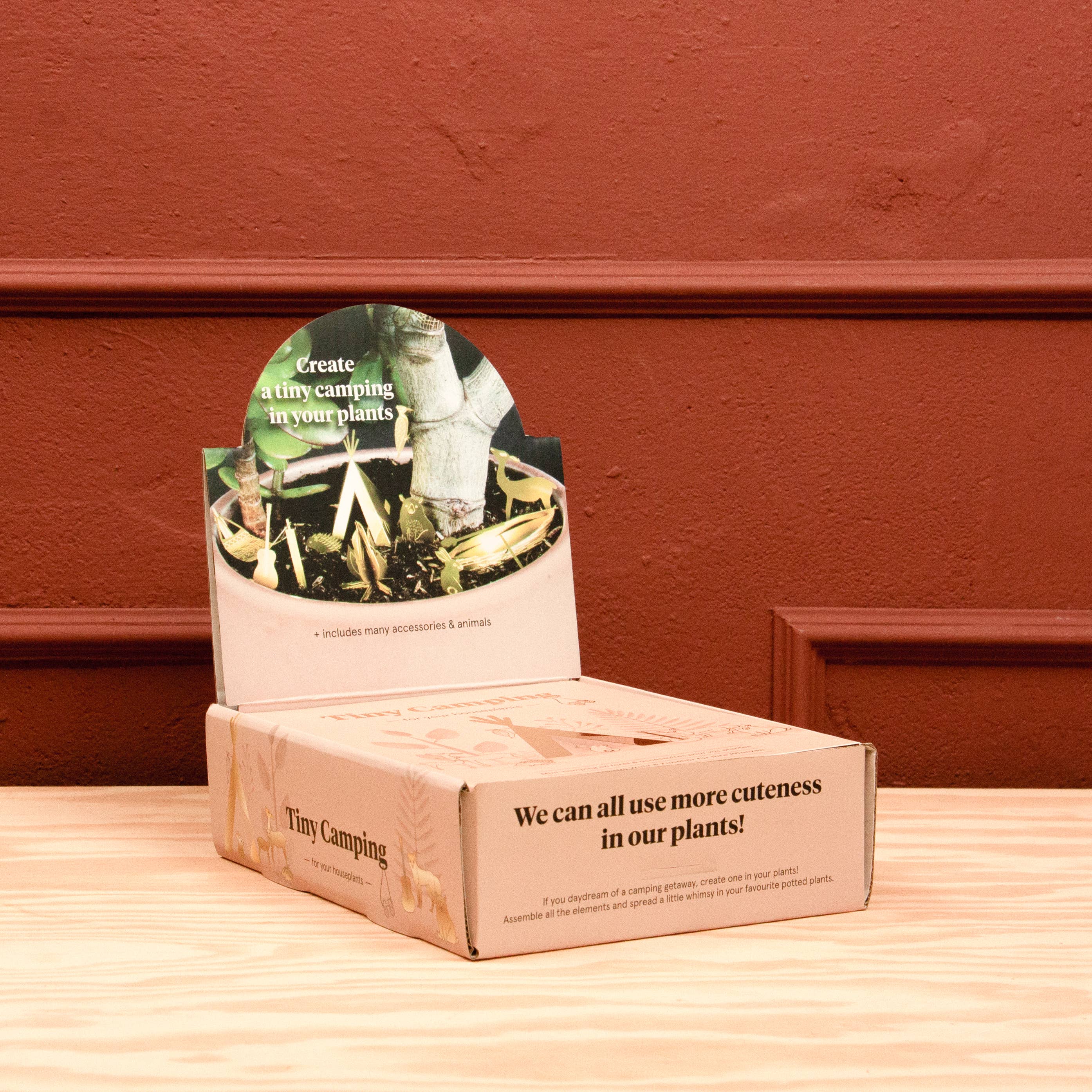 Botanopia - gifts , decor and cards for plant lovers – Engroshandel DIY-hobbysæt – Tiny Camping sæt til dine planter10