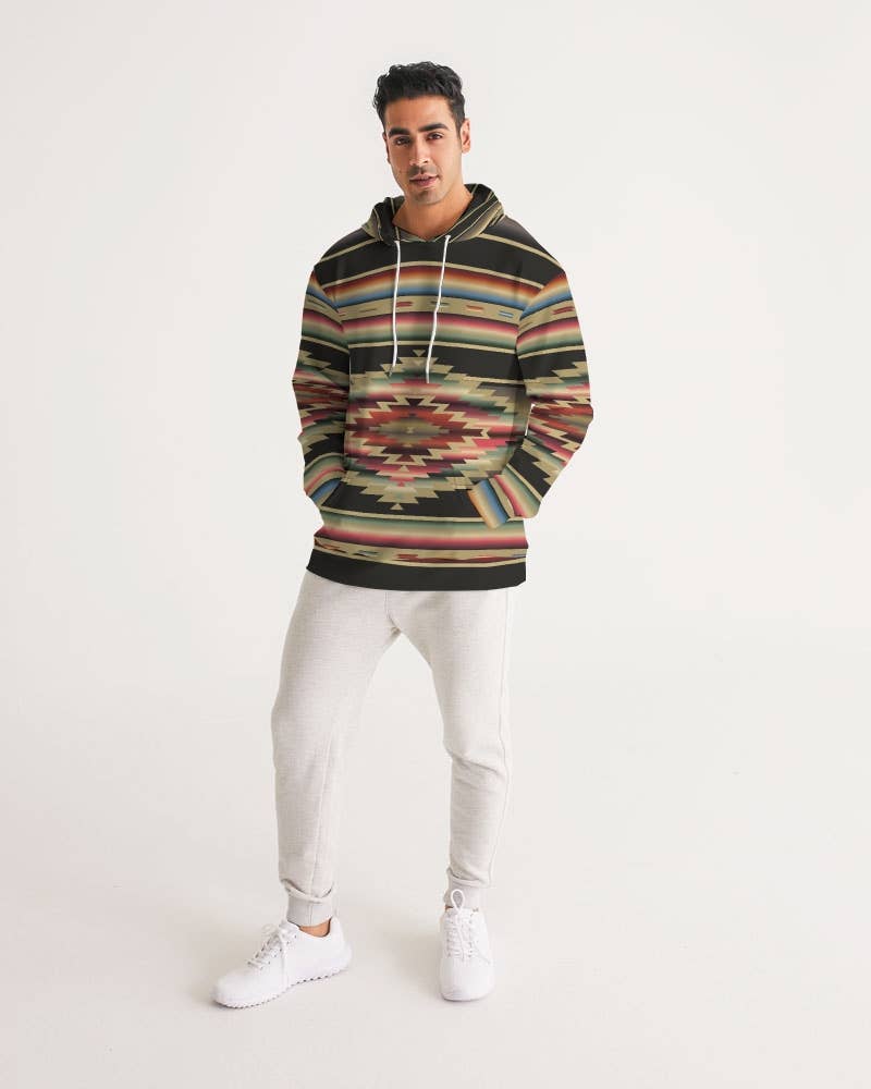 Hi Octane | SilverBotanica - Wholesale Hoodie - Men's - SilverBotanica Serape Design Men's Hoodie2