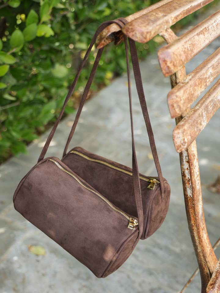 CHOCOLATE NLA SHOULDER BAG for wholesale by NLA Collection