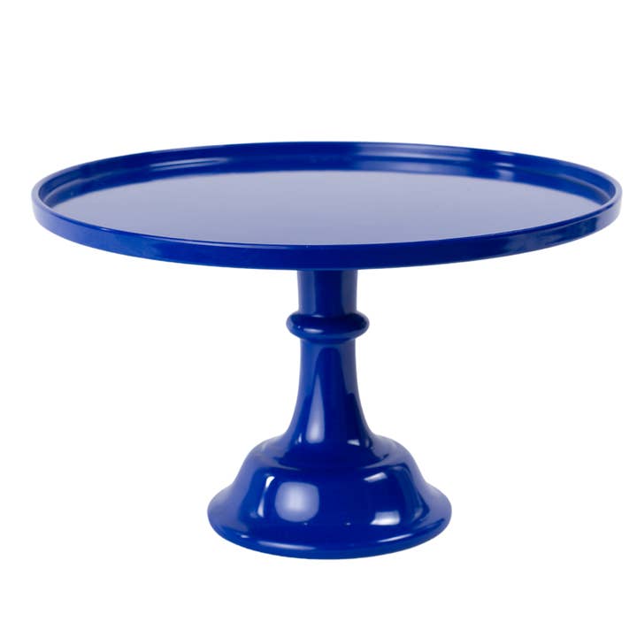 Sprinkles & Confetti Party Supplies - Wholesale Cake Stand - Royal Blue Melamine Cake Stand | Cupcake Stand