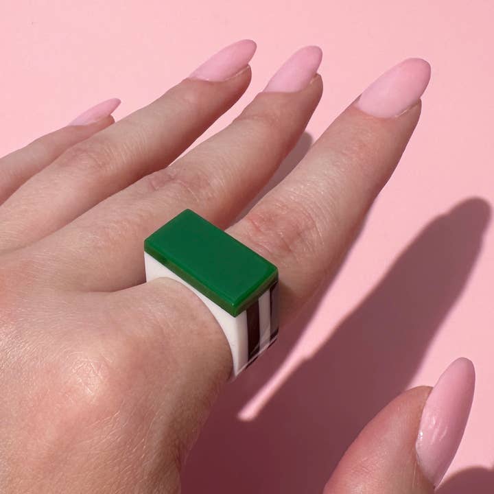 Combinist Goods - Wholesale Cocktail/Statement Ring - Block Ring