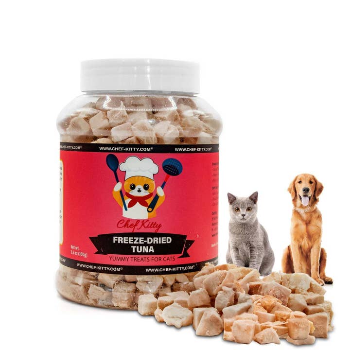 100% Wild Caught Tuna Treats for Cats & Dogs - USA Inspected & Tested for wholesale by Chef Kitty