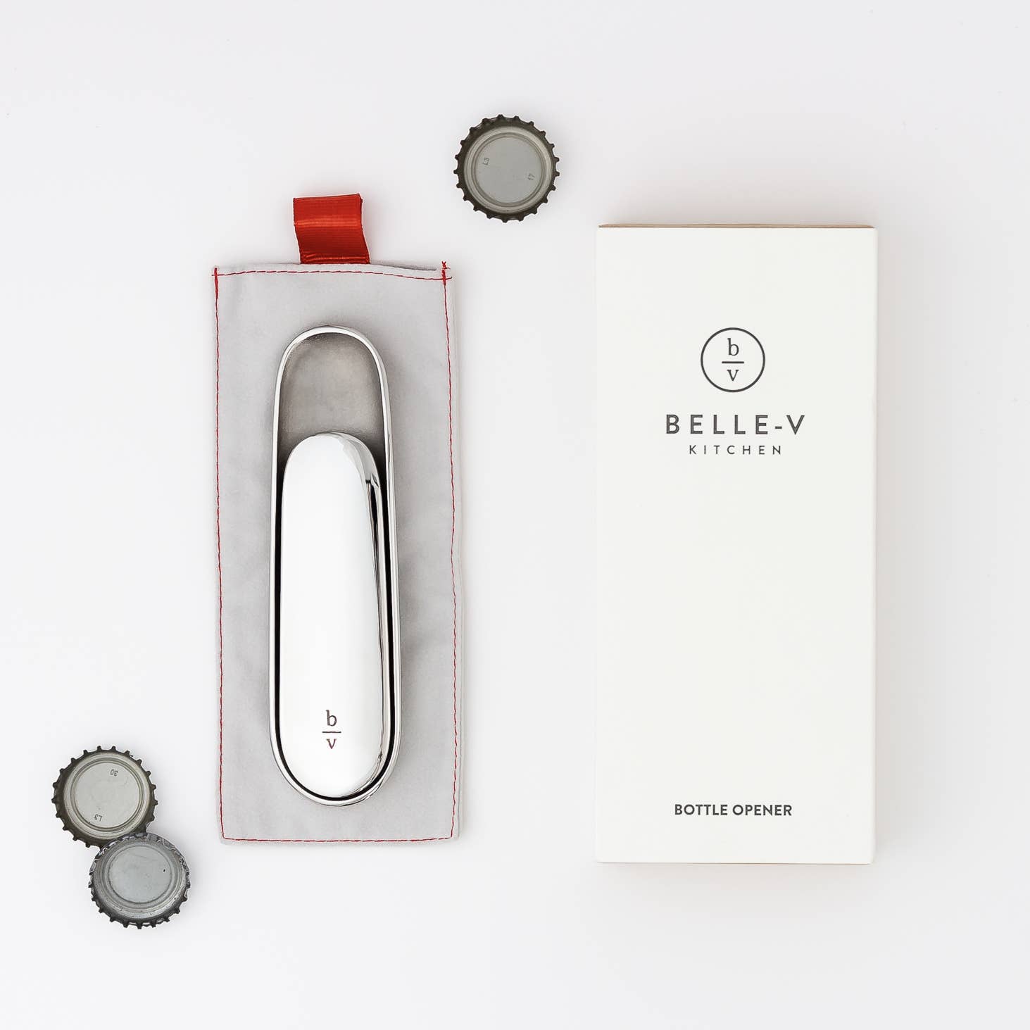 Belle-V Kitchen - Vendita all'ingrosso Apribottiglie - Apribottiglie in acciaio inossidabile con custodia e scatola regalo