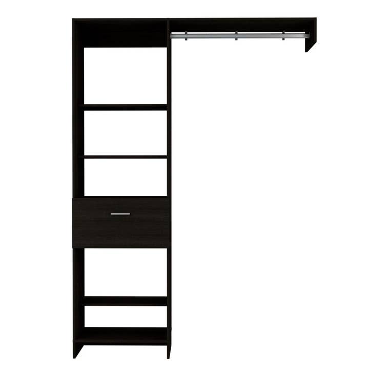 150 Closet System British, Bedroom, Black for wholesale by Treevol Furniture