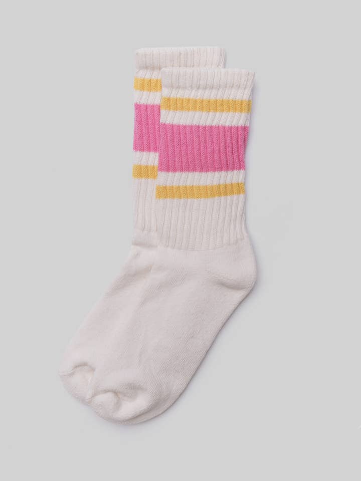 American Trench - Wholesale Socks - Unisex - Spring Retro Stripe