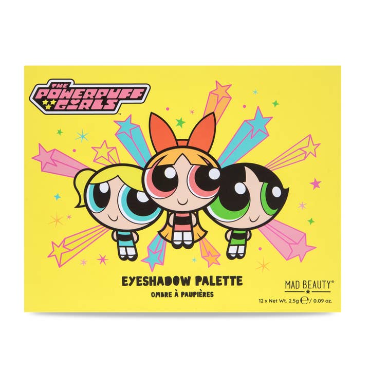 Powerpuff Girls Cartoon Cute Eyeshadow Palette | Mad Beauty for wholesale by Mad Beauty USA LLC