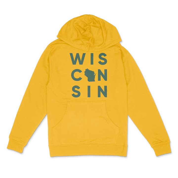 Sweat à capuche mi-épais unisexe WI16 pour la vente par Lakeside Clothing Co.