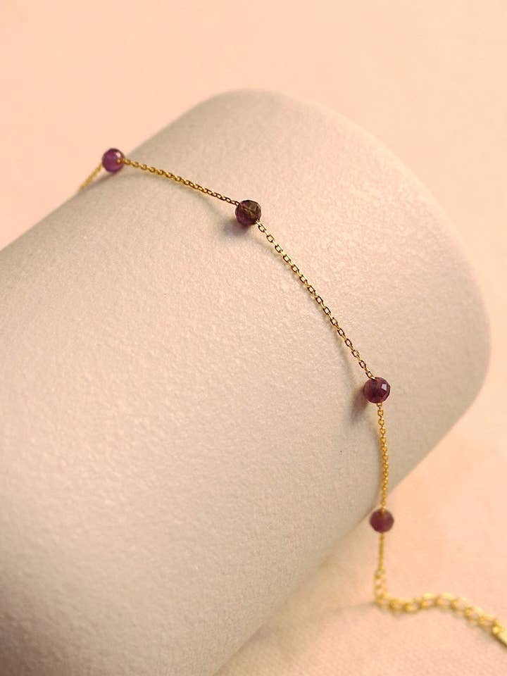 Amethyst Glow Bracelet for wholesale by KAE BY KIRTY