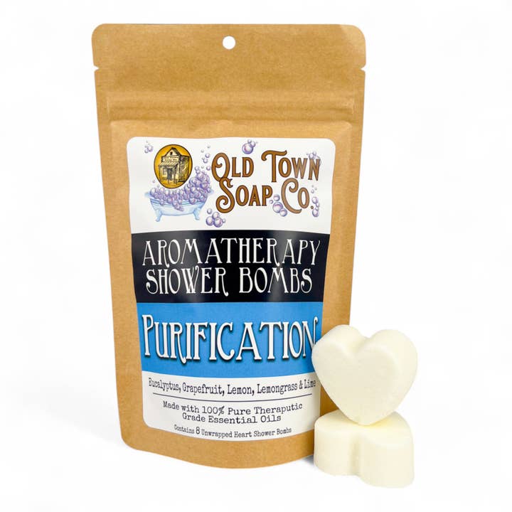 Old Town Soap Co. - Wholesale Shower Steamer/Bomb - Shower Bombs/Steamers -8 Pack -Avail in 12 Blends #1 Seller4
