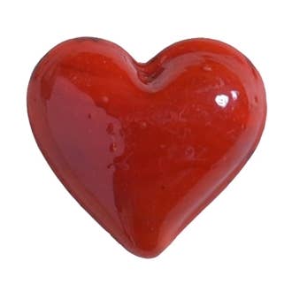 Heart, Glass - Red - Red for wholesale by HomArt