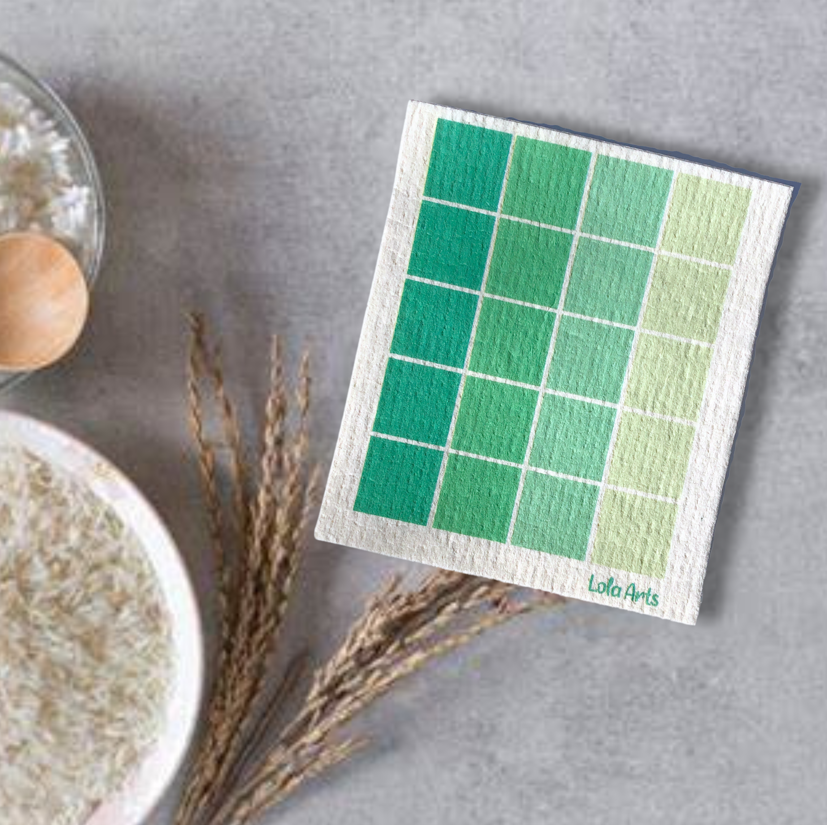 Lola Arts - Wholesale Dishcloth - "Eco friendly swedish dish cloths2