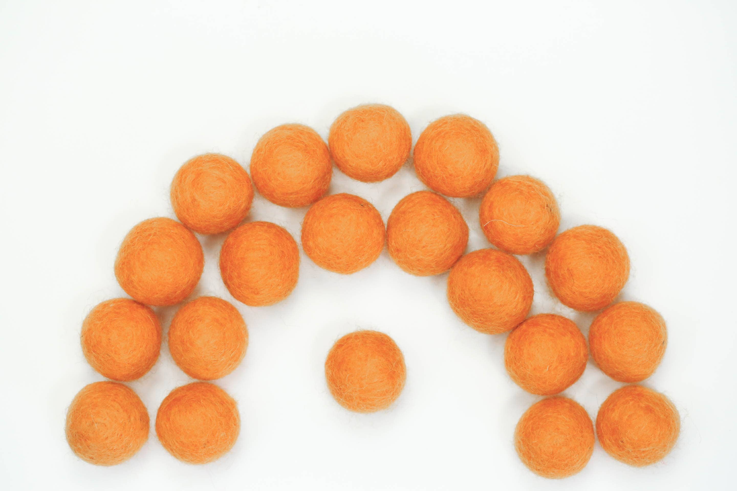 The Felt Pod - Wholesale Craft Supplies - 2.5 cm Felt Balls 100 Pieces -for DIY Garland Wool Beads22