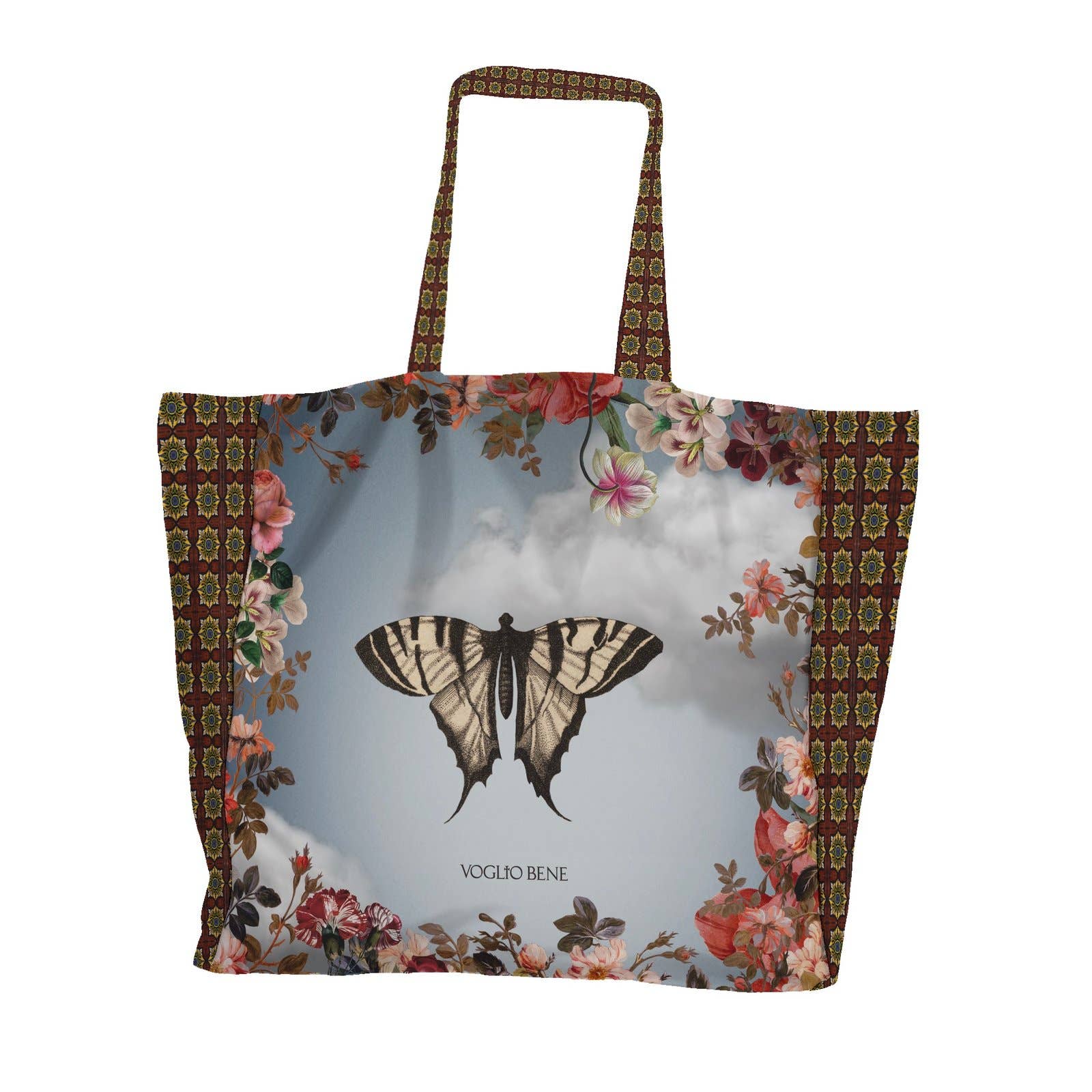 Voglio Bene - Wholesale Beach Bag - LARGE SPRING TOTE BAG1