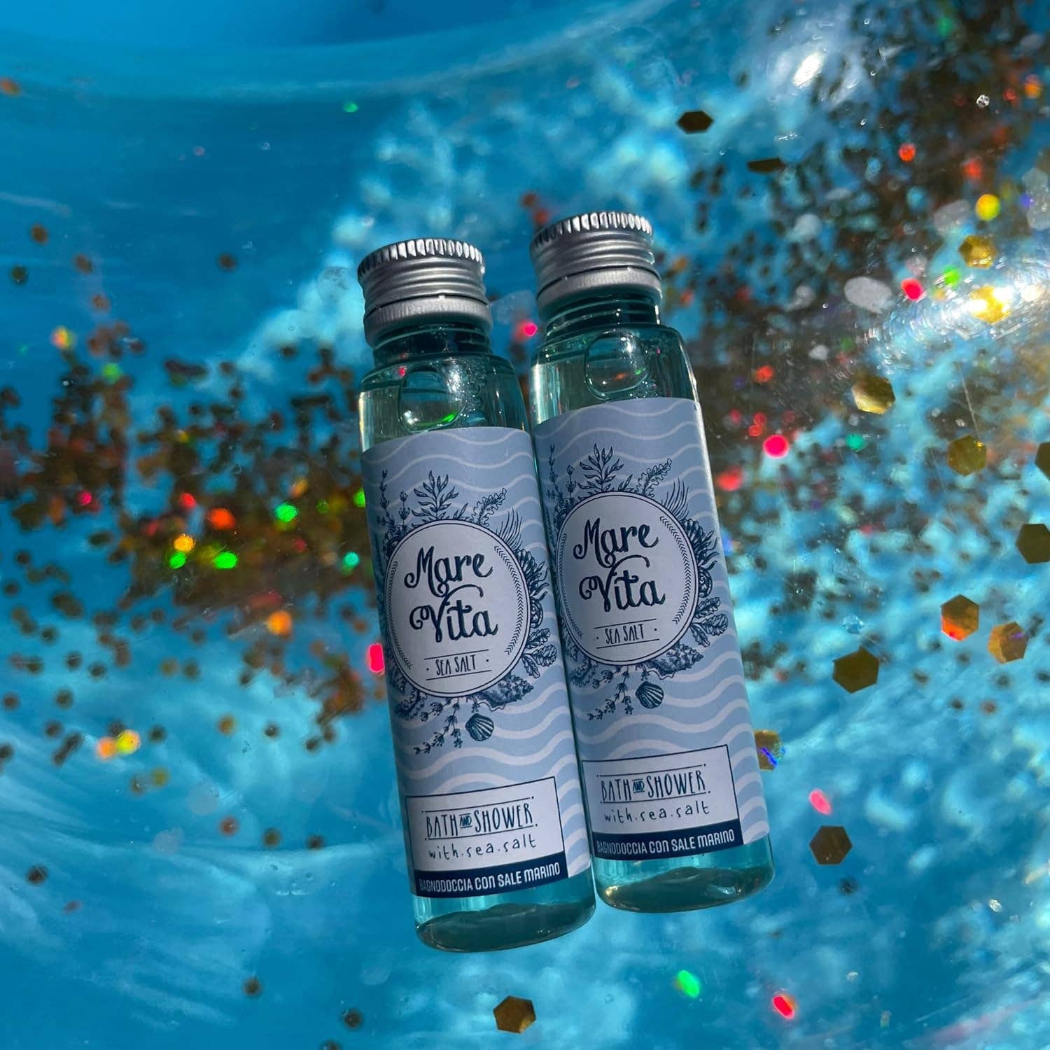 Flexi Amenities - Wholesale Shampoo puck/solid shampoo - Hotel Amenities Marevita Courtesy Set with Sea Salt10