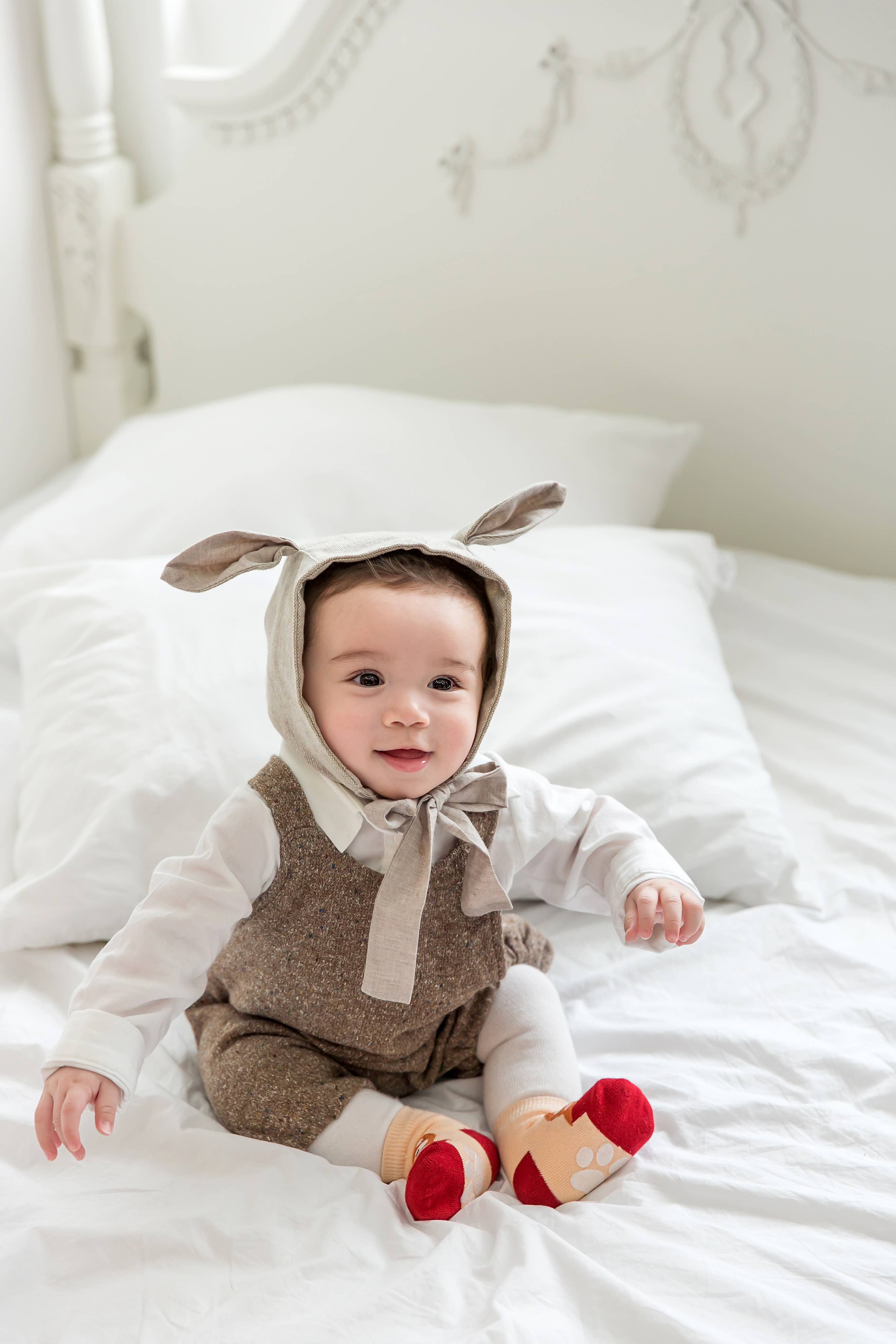 Red Chicken Zoo Baby Animal Socks for wholesale on Faire3