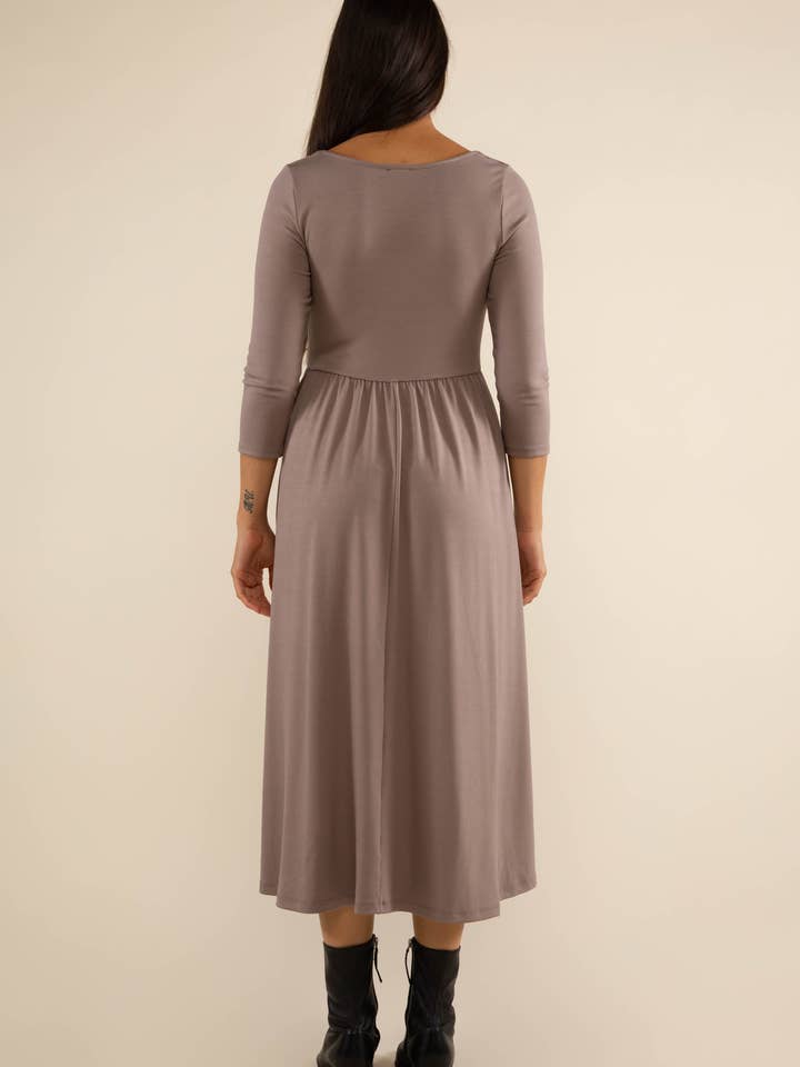 NLT - Wholesale Dress - Women's - Lake 3/4 Sleeve Swing Dress11