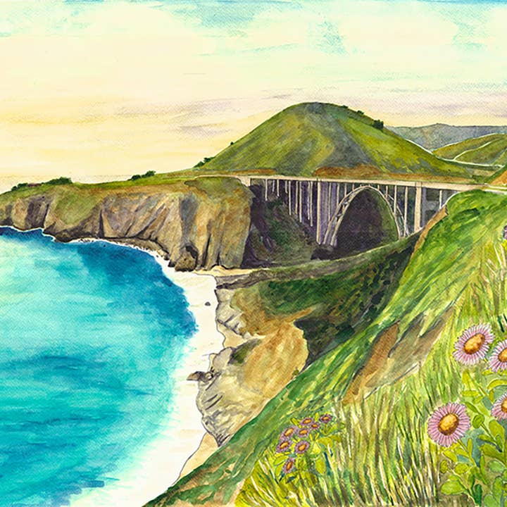 Follow the Sun - Wholesale Art Print - "Bixby Bridge" Art Print2