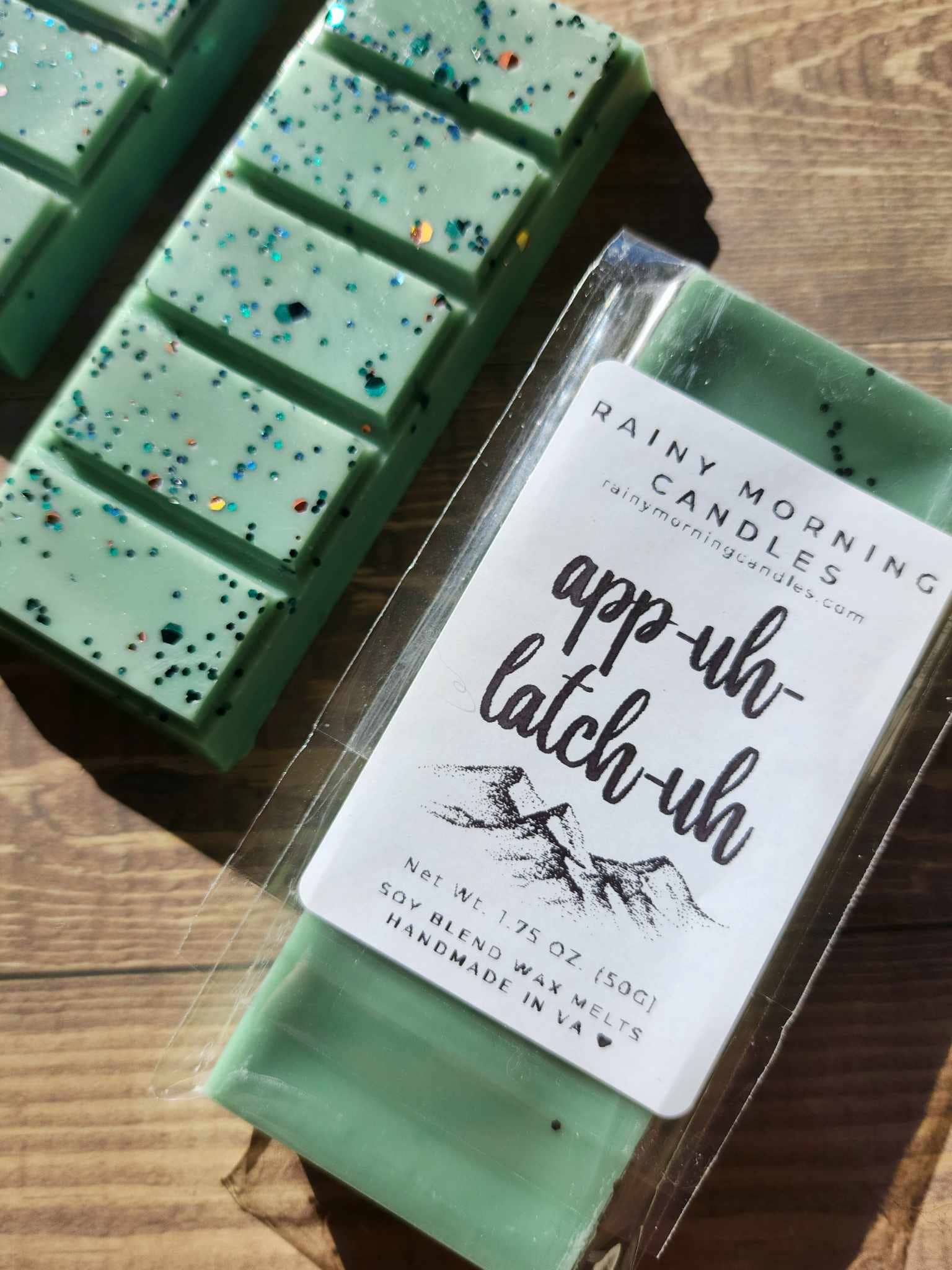 Rainy Morning Candles - Wholesale Wax Melt - App-Uh-Latch-Uh | Appalachian Inspired Snap Bar Wax Melts2