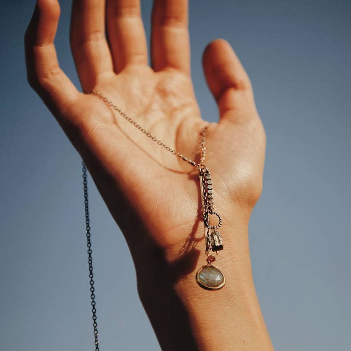 Autumn's Change Necklace for wholesale by Laura J Designs