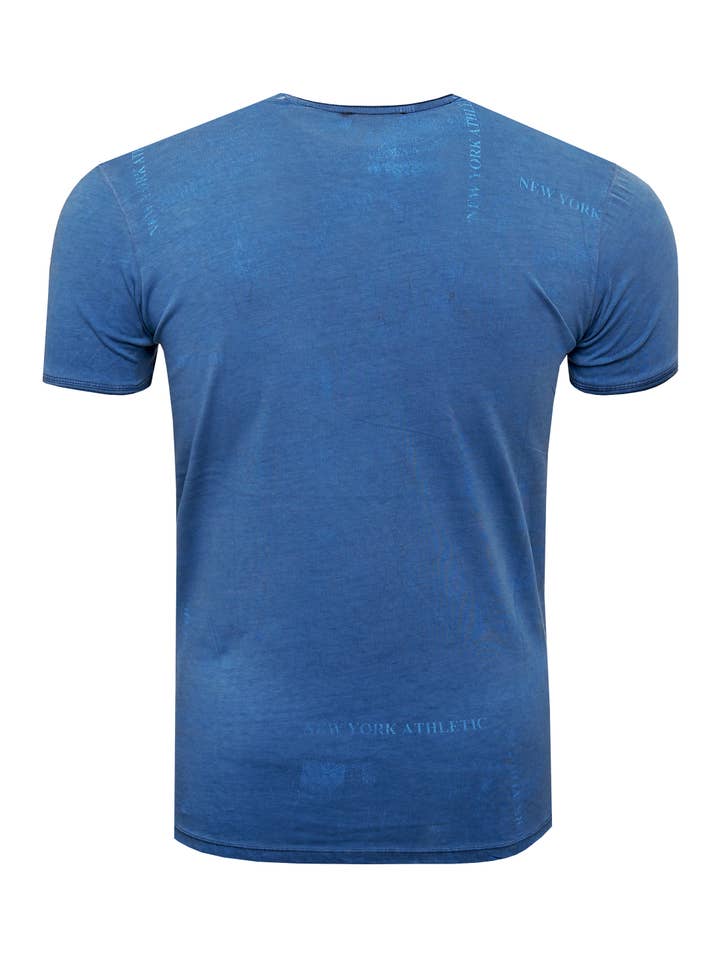 Rusty Neal - Wholesale Screen Printed T-Shirt - Men's - T-shirt in used look, round neck, printed 2445