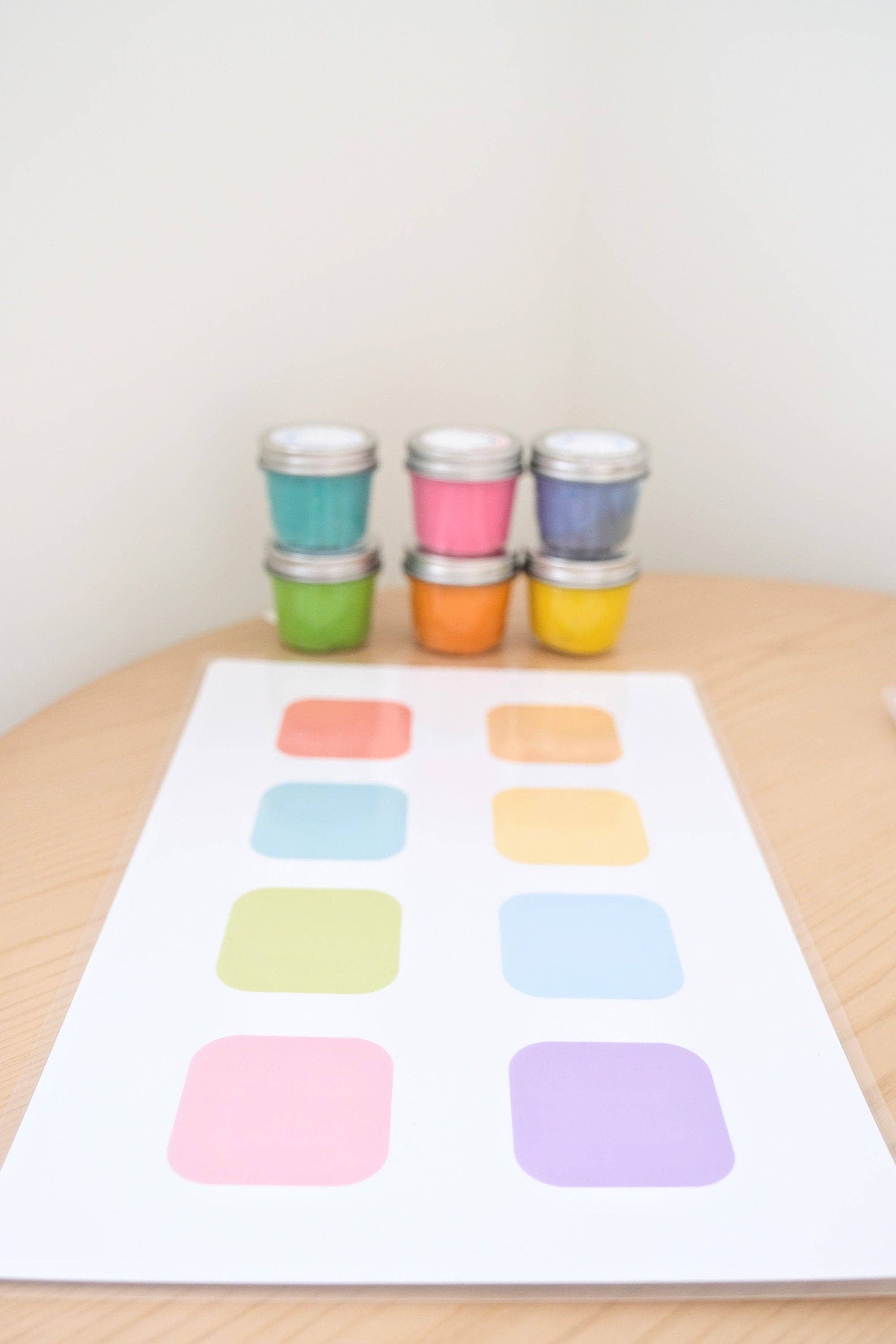 GoodnightFox - Wholesale Placemat - Play Dough Placemat Alphabet, Numbers, Solar System, Colors, Weather2