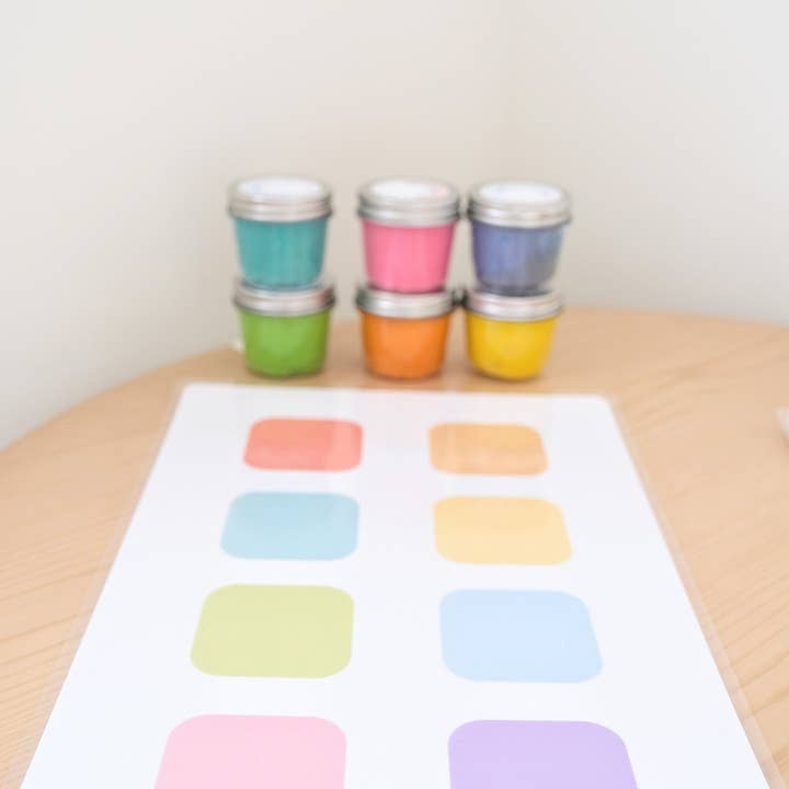 GoodnightFox - Wholesale Placemat - Play Dough Placemat Alphabet, Numbers, Solar System, Colors, Weather2