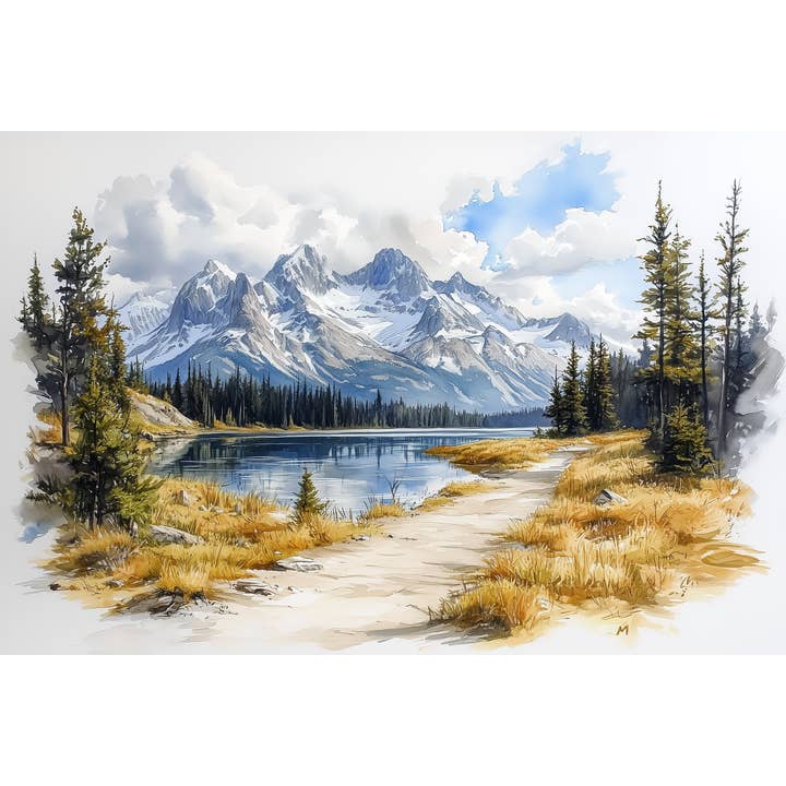 Rocky Mountain Vykort för wholesale av Canmore Memories