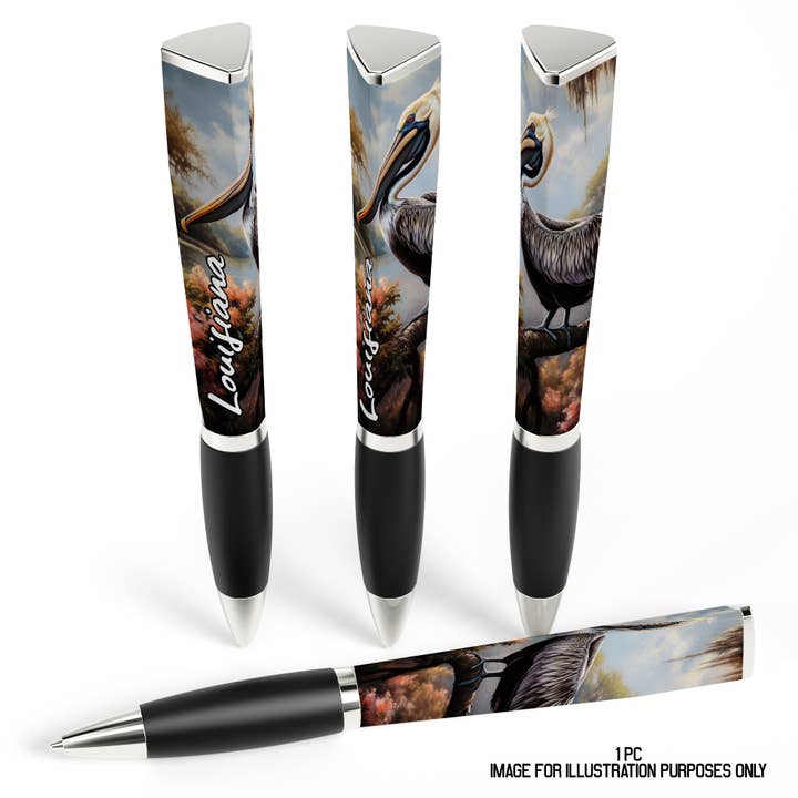 Destination Souvenir Ballpoint Pen, 3-Sided (Louisiana) for wholesale by GMG Works