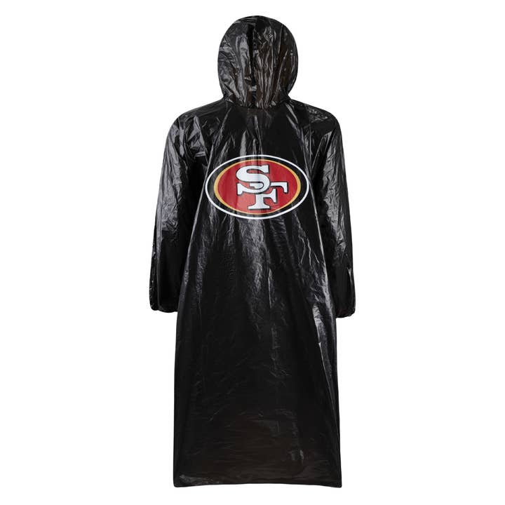 Impact Design - Wholesale Poncho - Unisex - NFL San Francisco 49ers Disposable Poncho