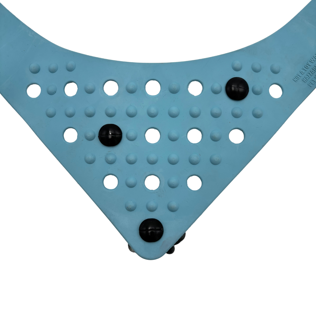 Wag Around Town - Wholesale Pet Bandana - Dog - Charmdana- Light Weight- Blue - Rubber Dog Bandana with Charms!5