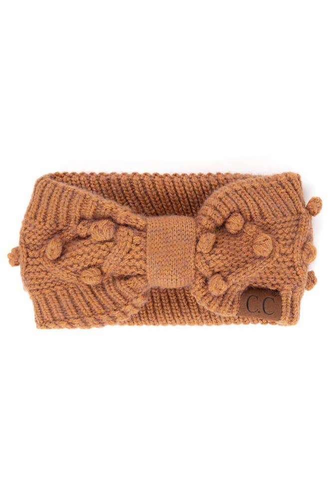 Hana - Vente Bandeau – femme - Enveloppe de tête à pompon C.C4