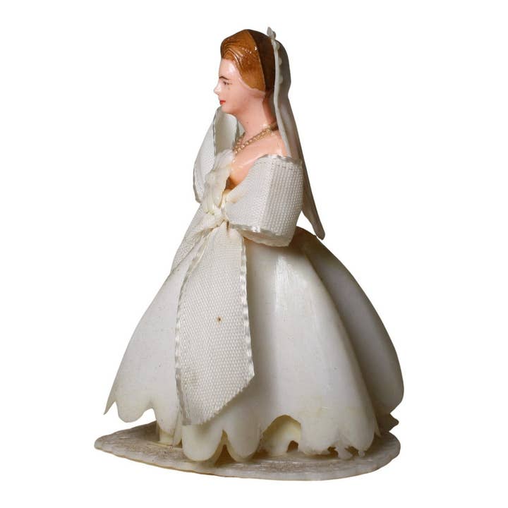 mix Bride - White Gown - 3" Tall - 1960 Vintage - IV3-3643 for wholesale on Faire2