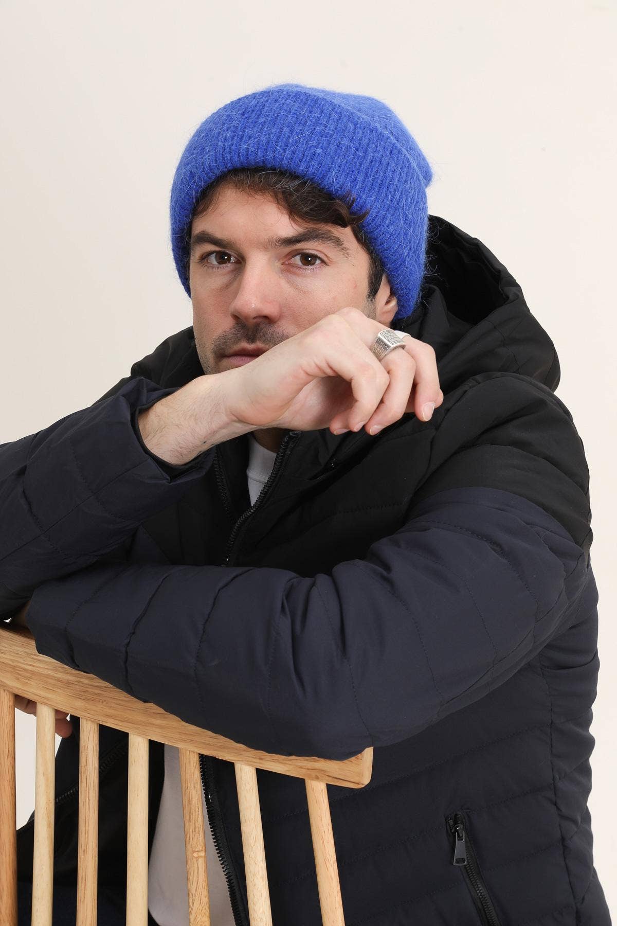 Hologramme Paris - Wholesale Beanie - Women's - Classic Plain Lined Angora Beanie28