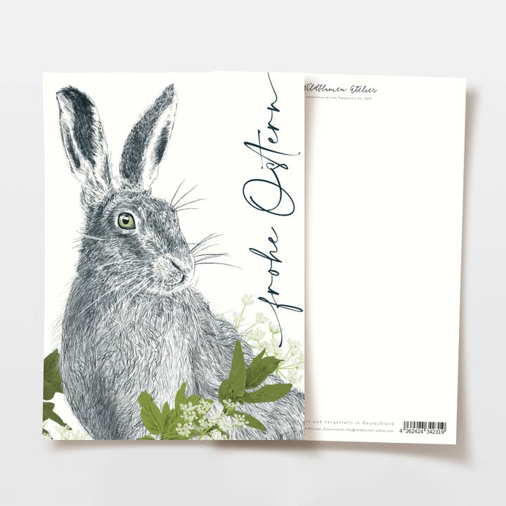Coniglio di Pasqua, carta FSC per la vendita all'ingrosso da parte di Wildblumen Atelier