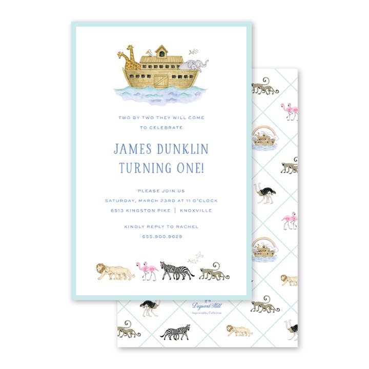 Invitation groupée à l'arche de Noé pour la vente par Dogwood Hill