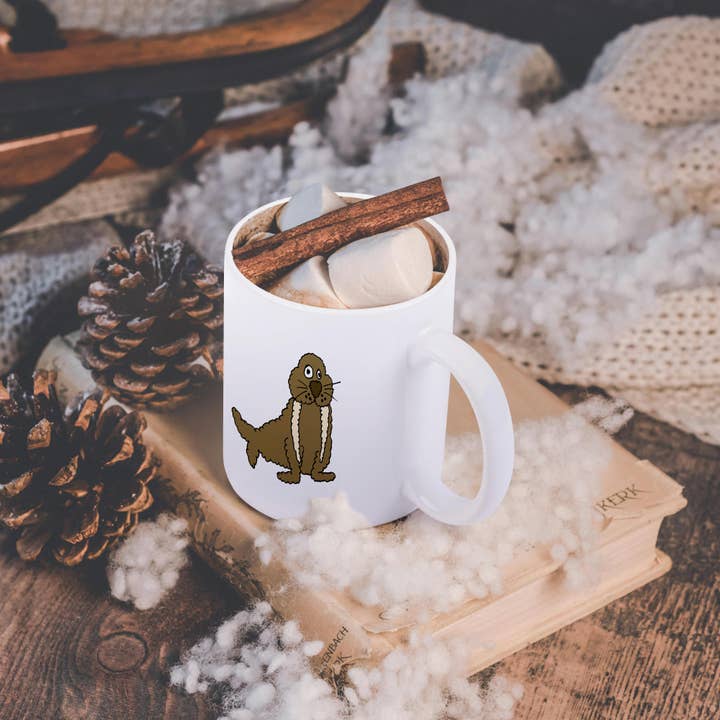 3dRose - Wholesale Coffee Mug - 3dRose, Funny and Cute Walrus , Mug11