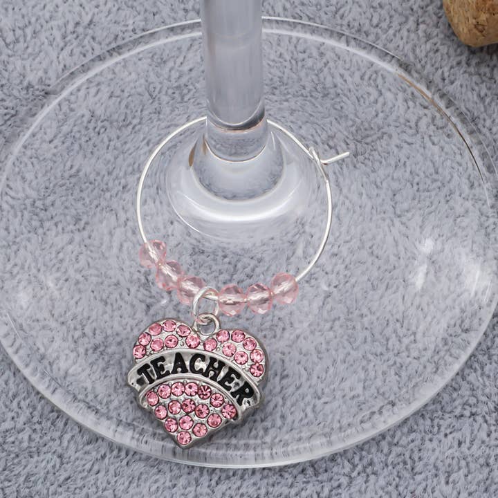 Serendipity - Wholesale Wine Charm - Favorite Teacher Wine Glass Charms