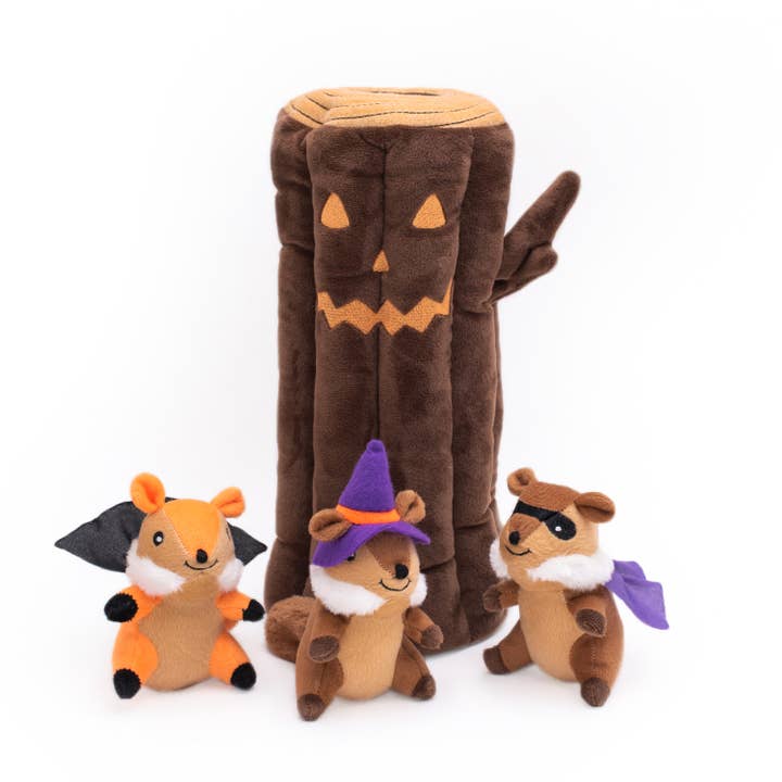 Halloween Burrow - Haunted Log - Dog Toy for wholesale by ZippyPaws