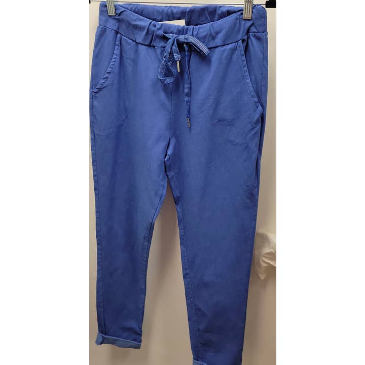 Pantalon grande taille en coton italien POPANC LOOWIE pour la vente par LOOWIE