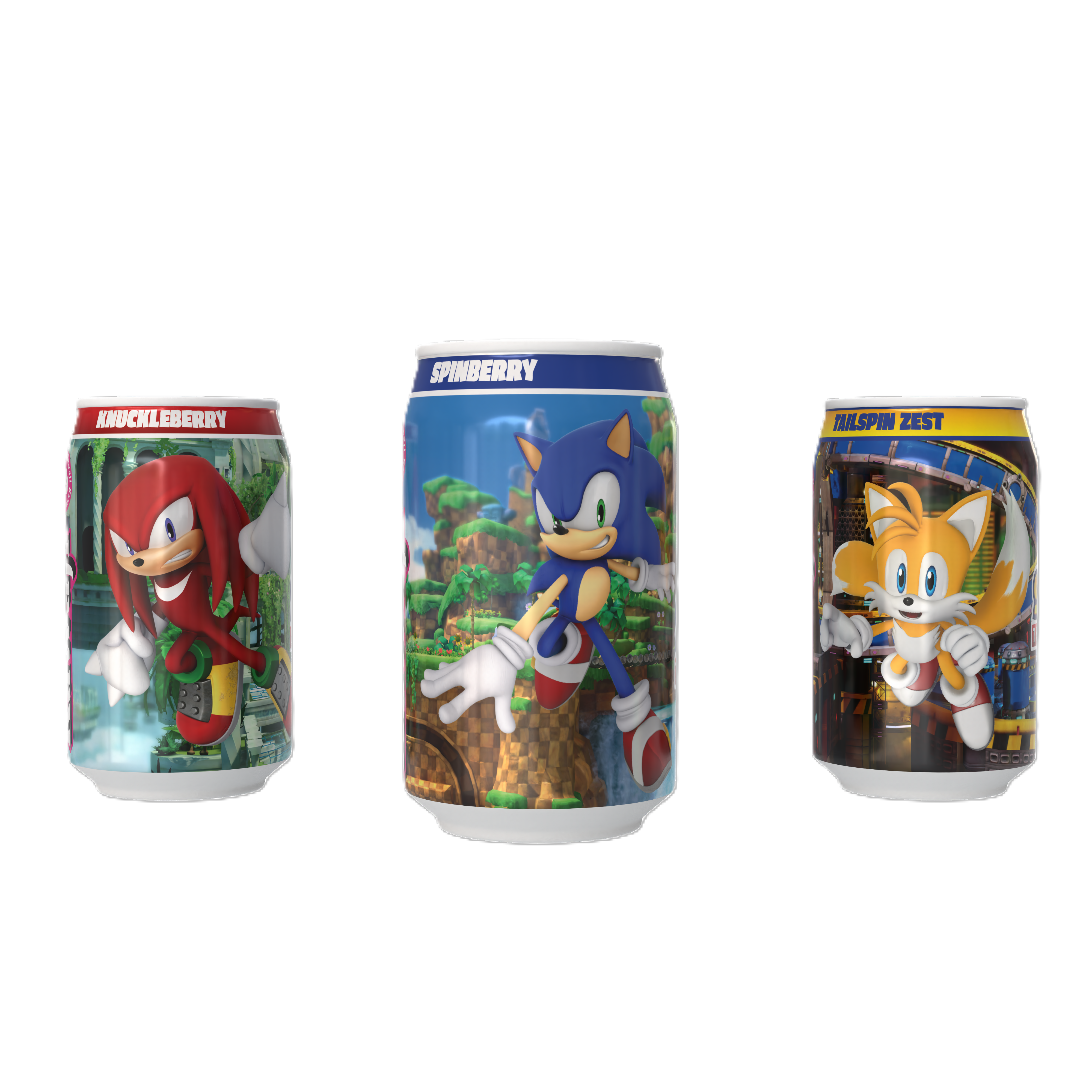 Kawaji – wholesale Food gift basket – Sonic the Hedgehog Mega Mix 3 Can Gift Set2