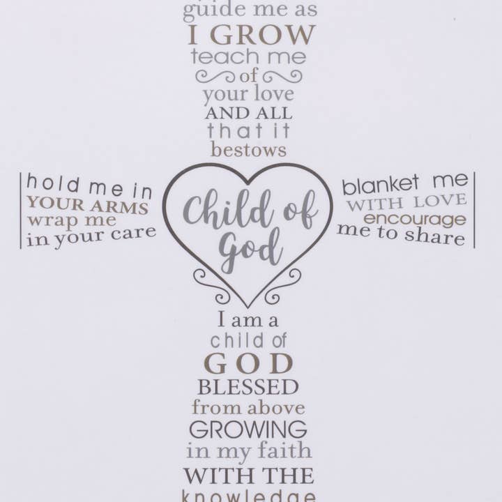 The Grandparent Gift Co. Inc. - Wholesale Throw Blanket - Child of God Blanket: Christian Gift for Child or Teen 51992