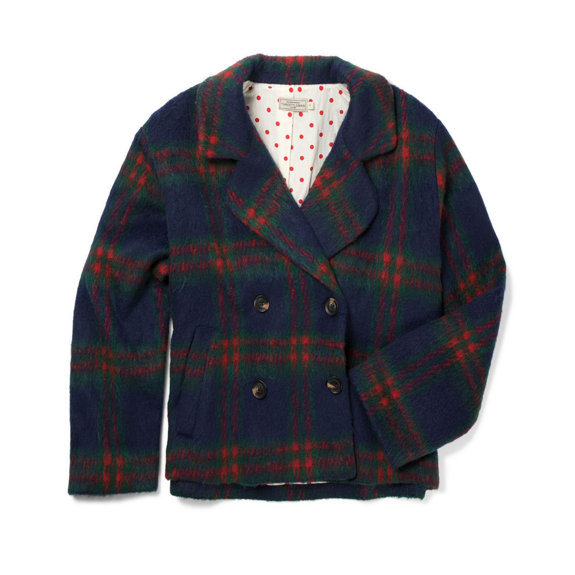 Throttleman - Wholesale Coat - Women's - Checked Jacket (676335-189)2