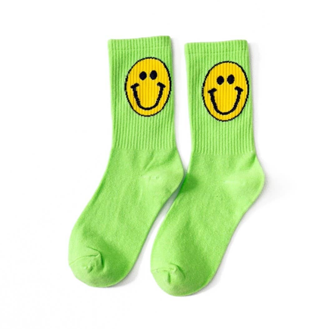 Malibu Sugar - Wholesale Socks - Kids - Happy Face Socks for Girls 4