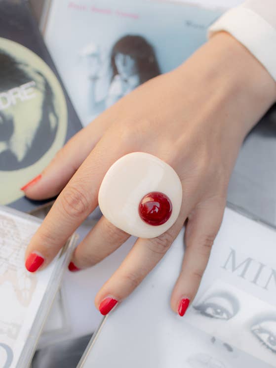 Anel Praga por atacado de ROSSO CUORE