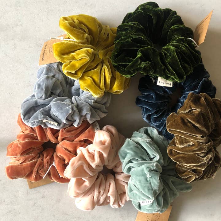 Billy Bamboo - Wholesale Scrunchie - Women's - SILK VELVET SCRUNCHIES - heritage16