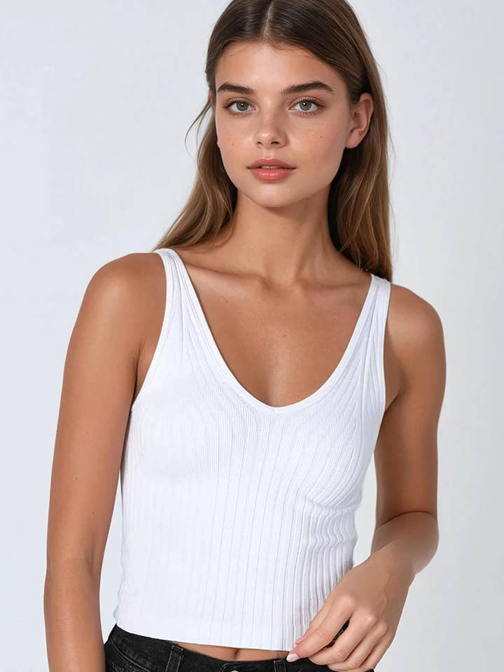 NIKIBIKI - Wholesale Tank Top - Women's - NS8215 - Wide Ribbed Tank Top