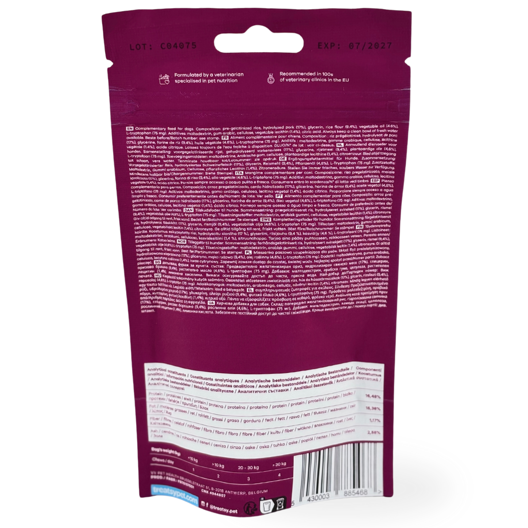 Treatsy - Wholesale Pet Supplement - Dog - Dog Anti-Stress Supplement | Treatsy Daily Defence2